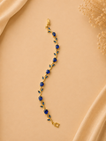Blue Sapphire Tulip Bracelet